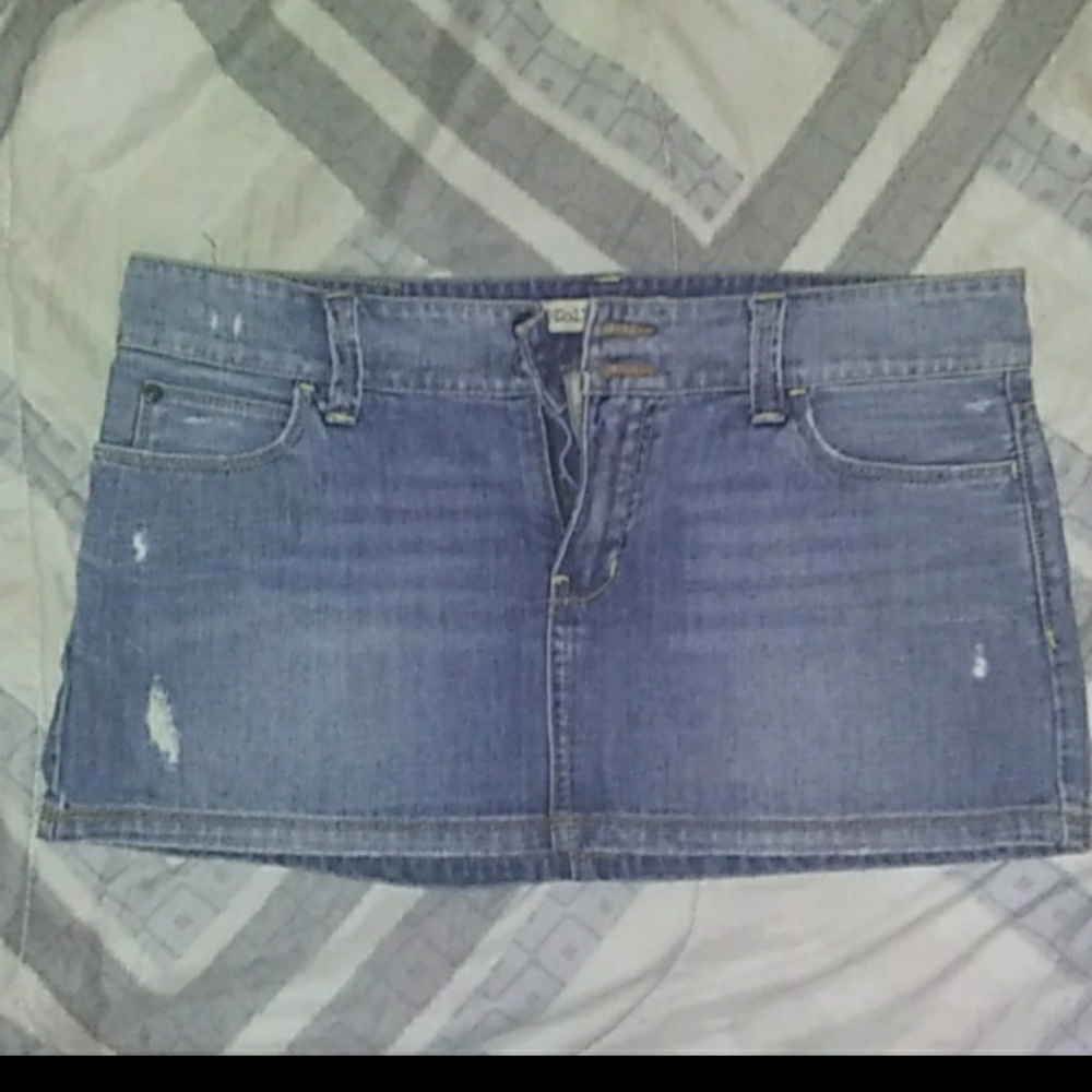 Hollister mini Jean skirt